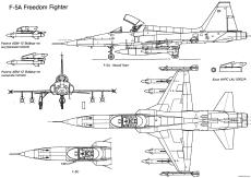 northrop f 5a freedom fighter 5