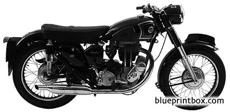ajs 500cc single 1954
