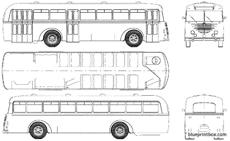bussing 6000t stadtlinienbus trambus 1954