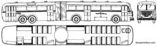 bussing 6500 gelenkbus 1960