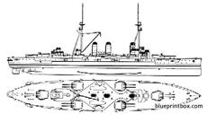 ijn kawachi batleship 1914