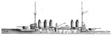 mnf danton 1908 cruiser