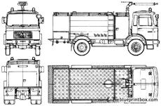 man 19320 fak fire truck 1975