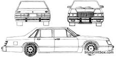 ford ltd ii 4 door sedan 1983