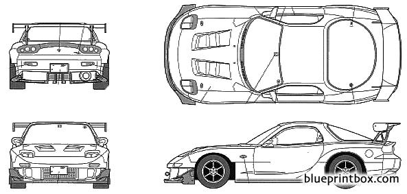 Mazda rx 7 blueprint