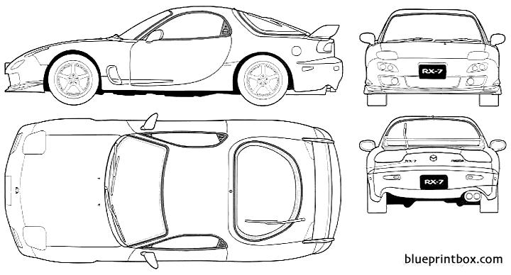 Mazda rx 7 blueprint