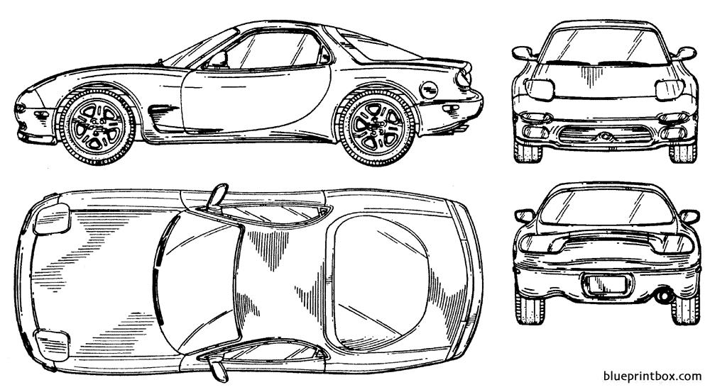 Mazda rx 7 blueprint