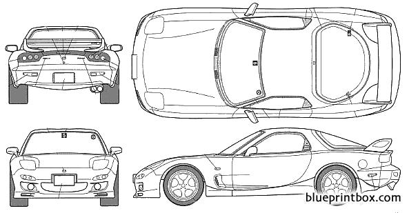 Mazda rx 7 blueprint