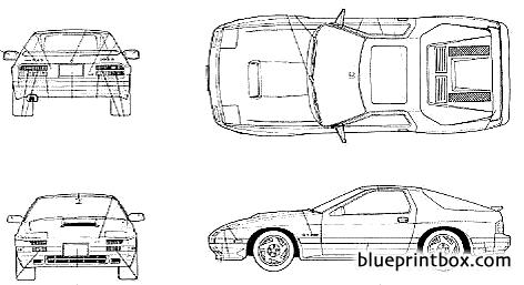 Mazda rx 7 blueprint