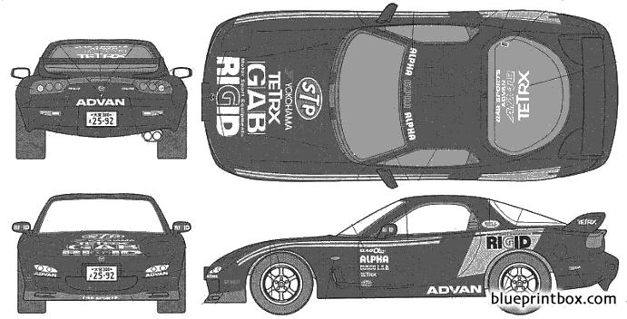 Mazda rx 7 blueprint