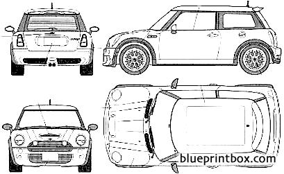 mini cooper s 2003 2 - BlueprintBox.com - Free Plans and Blueprints of ...