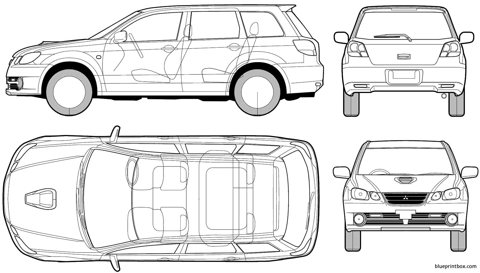 mitsubishi airtrek 2004 - BlueprintBox.com - Free Plans and Blueprints ...