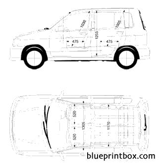 Nissan cube чертеж