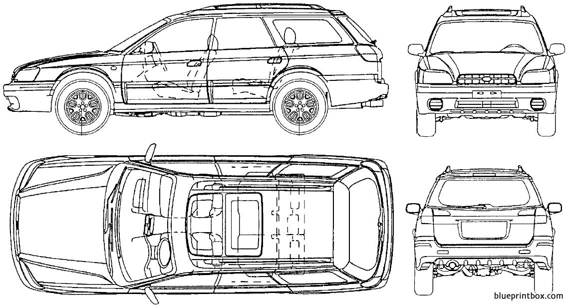 subaru outback 2003 - BlueprintBox.com - Free Plans and Blueprints of