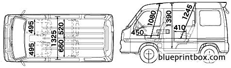 Subaru Sambar Dias Wagon Blueprintbox Com Free Plans And