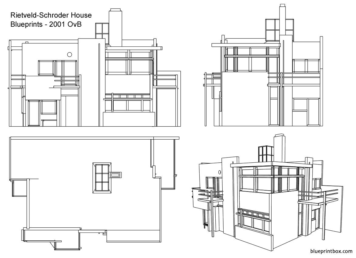 rietveld-house-ex-blueprintbox-free-plans-and-blueprints-of-cars-trailers-ships