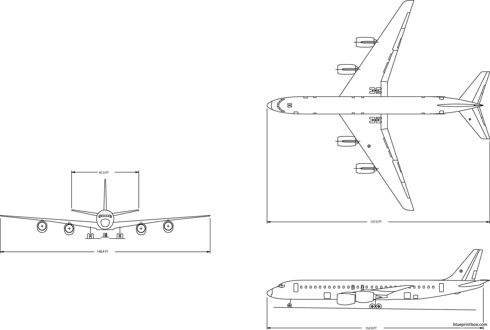 Douglas DC 8 Blueprint