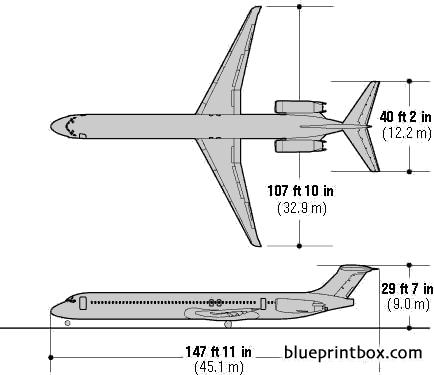 boeing md 80 - BlueprintBox.com - Free Plans and Blueprints of Cars ...