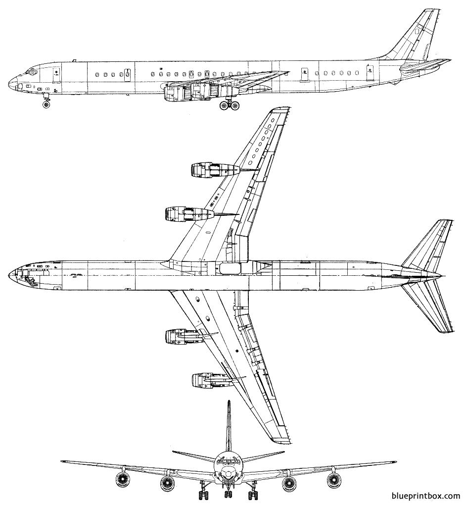 Douglas DC 8 Blueprint