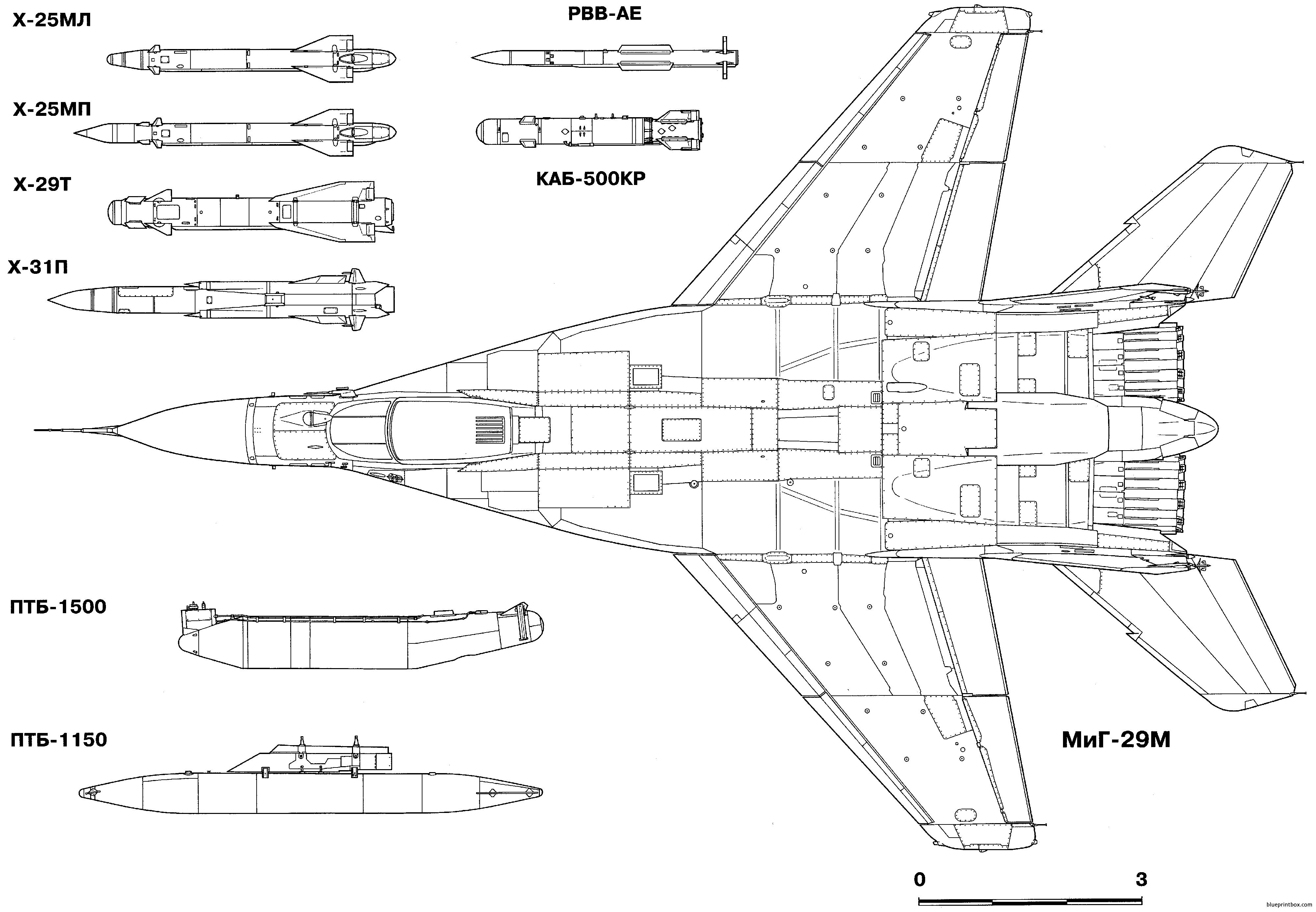 MiG 29 Blueprint