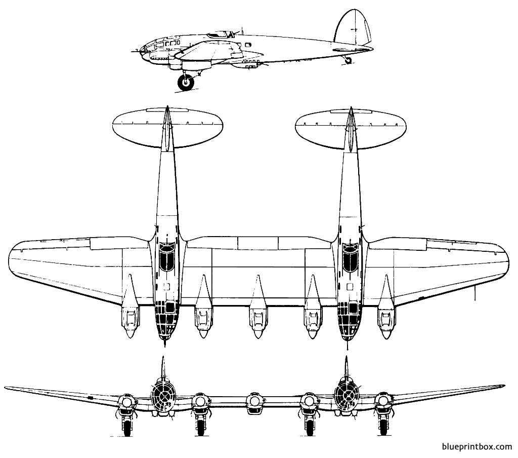 Heinkel He 111 Blueprints