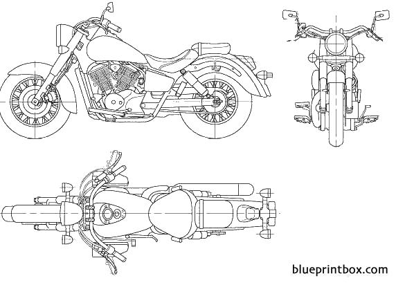 Электросхема honda shadow 400