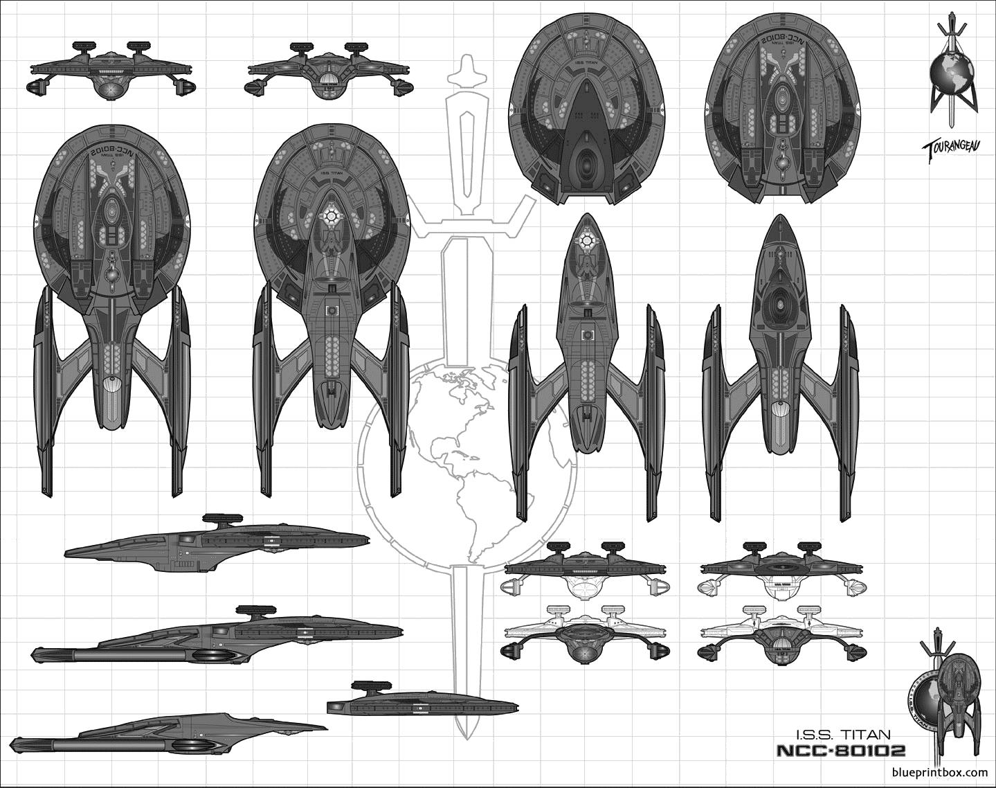 titan ncc 80102 galaxy conquest - BlueprintBox.com - Free Plans and ...