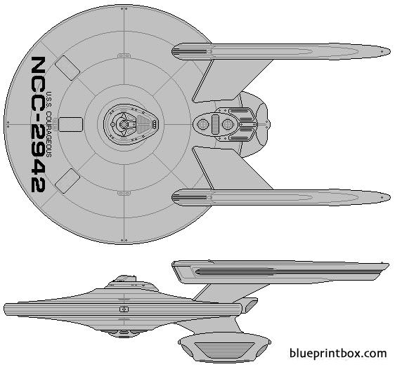 diligence ncc 2940 exploratory cruiser - BlueprintBox.com - Free Plans ...