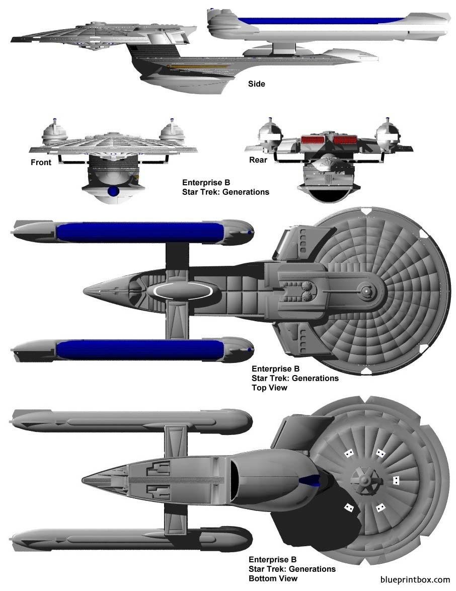 enterprise b - BlueprintBox.com - Free Plans and Blueprints of Cars ...