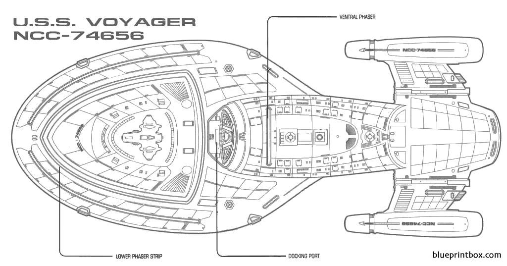 USS Voyager Schematics