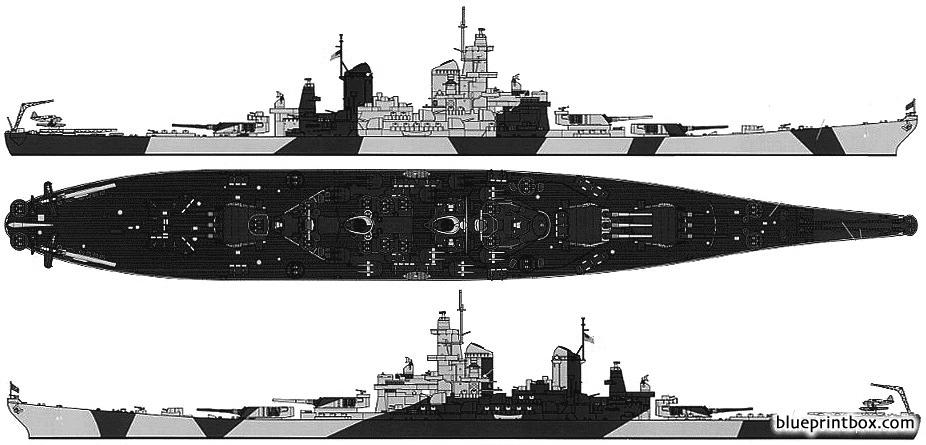 USS Iowa Blueprints