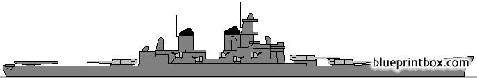 uss bb 61 iowa battleship - BlueprintBox.com - Free Plans and ...