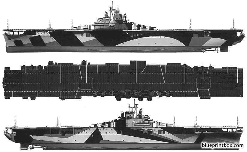 uss cv 10 yorktown 02 - BlueprintBox.com - Free Plans and Blueprints of ...