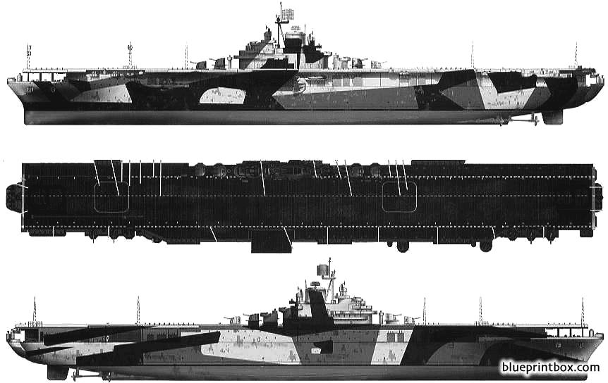 uss cv 19 hancock - BlueprintBox.com - Free Plans and Blueprints of ...