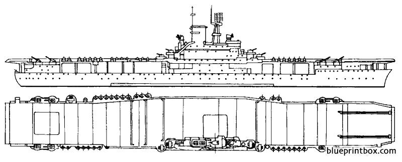uss cv 7 wasp 1942 aircraft carrier - BlueprintBox.com - Free Plans and ...
