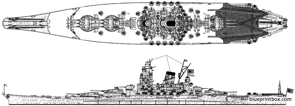 Yamato Battleship Blueprints