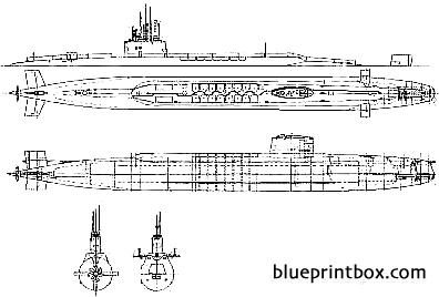 hms resolution s22 1968 submarine - BlueprintBox.com - Free Plans and ...