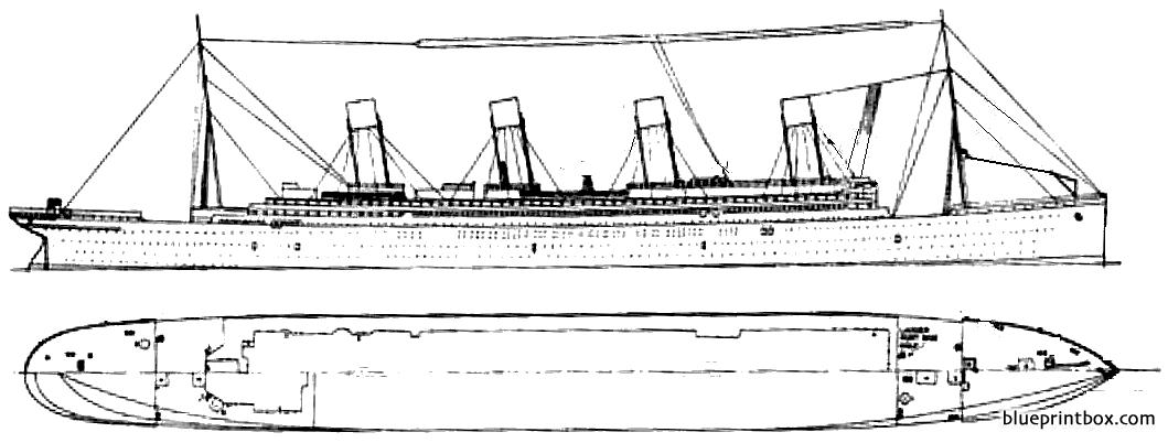 RMS Olympic Blueprints