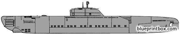 dkm u boat type xxi - BlueprintBox.com - Free Plans and Blueprints of