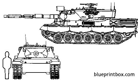 Leopard 1 Tank Blueprints