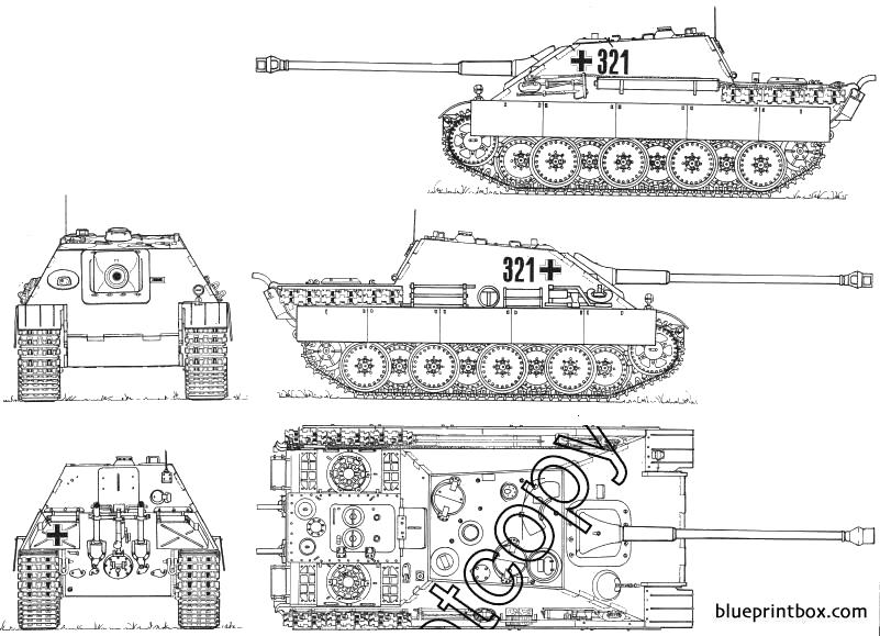 Jagdpanther Blueprints