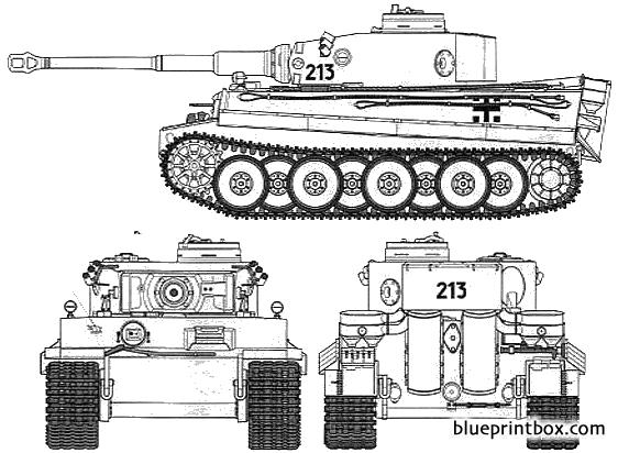 Sdkfz181 Pzkpfwvi Tiger I 1944 Free Plans And