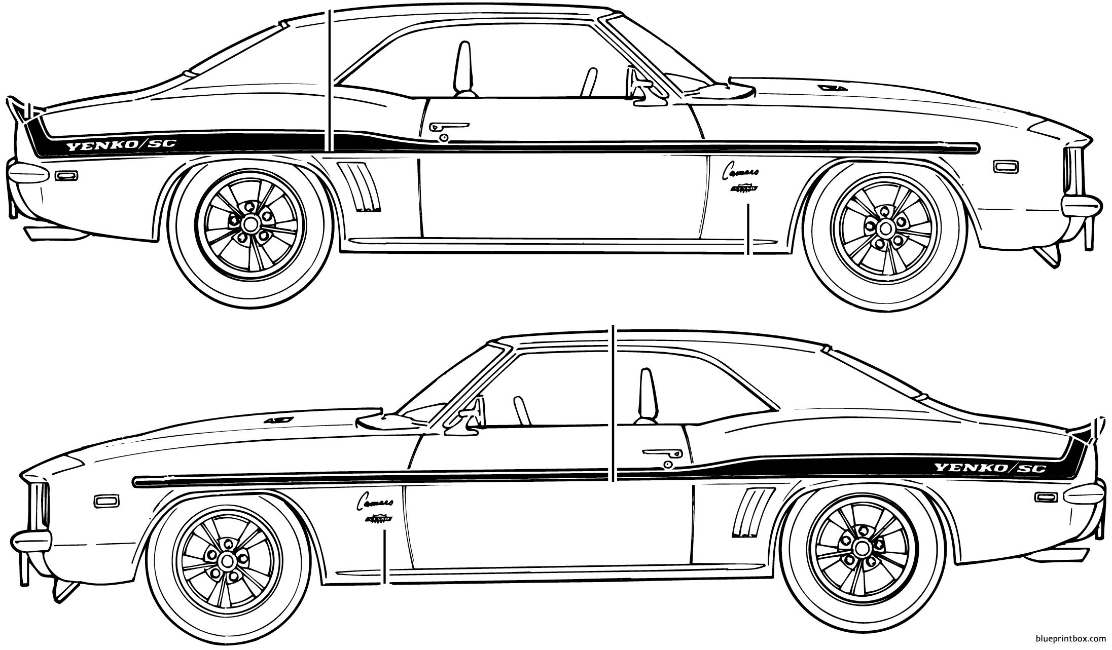 Chevrolet Camaro Yenko Sc 1969 Free Plans And