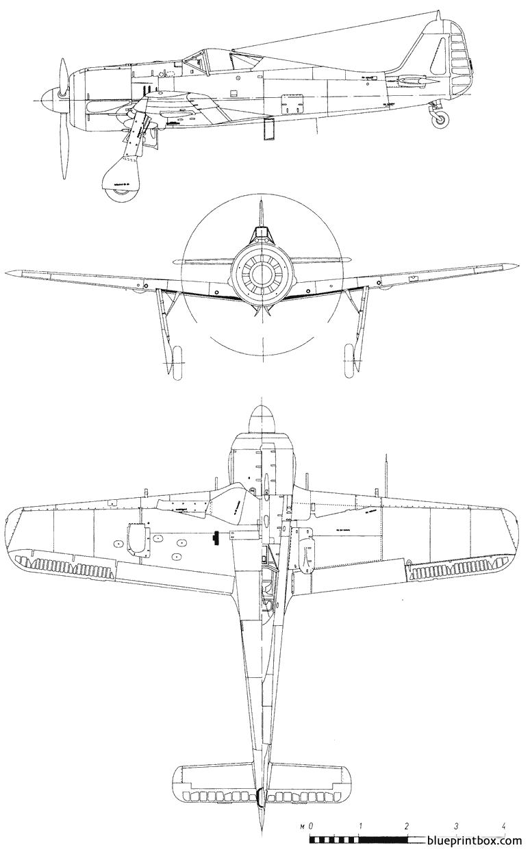 Focke Wulf Fw 190a 3 Free Plans And Blueprints Of