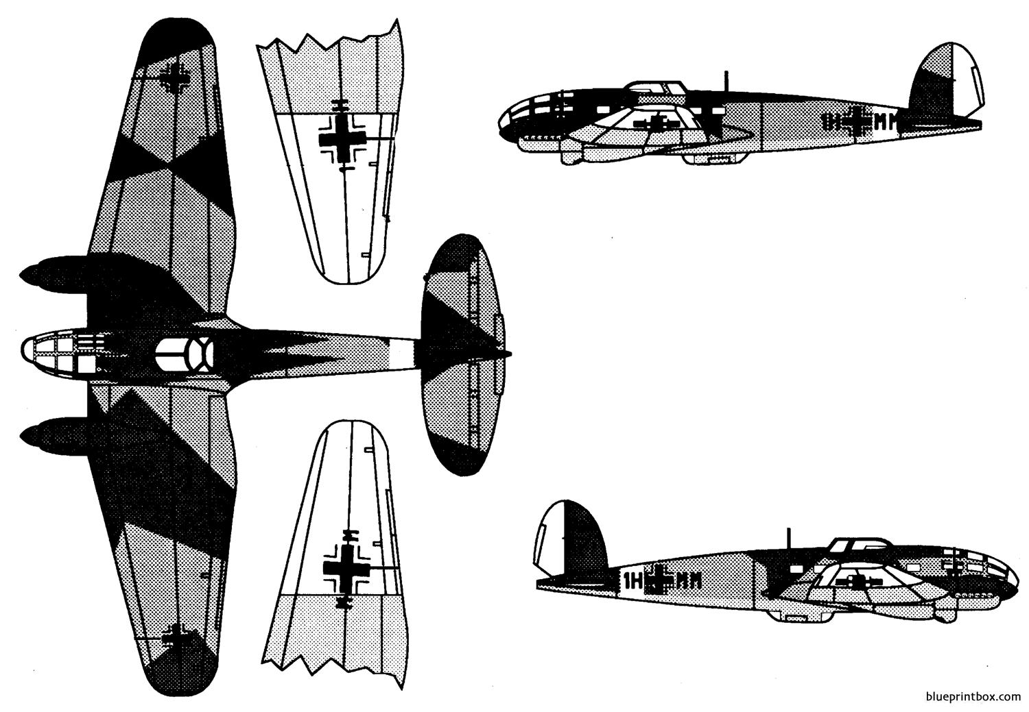 Heinkel He 111 Blueprints