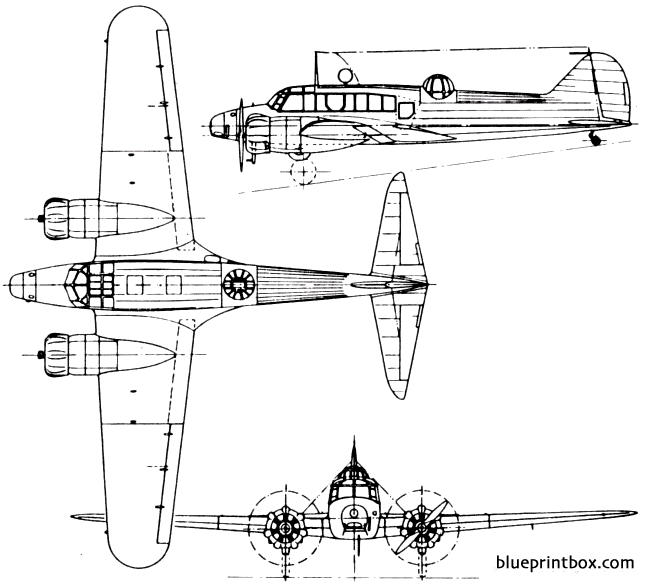 avro 652 anson 1935 england - BlueprintBox.com - Free Plans and Sns-Brigh10