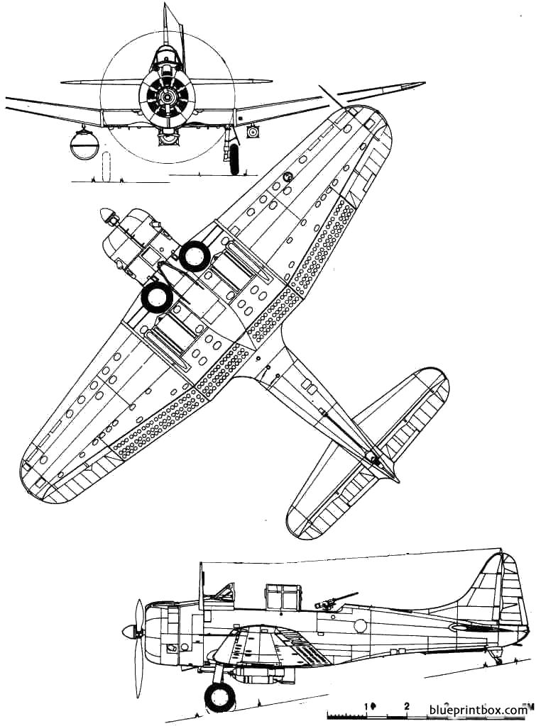 Dauntless Douglas Kleurplaat Vliegtuigen Kleurplaten 1941 Tweede ...