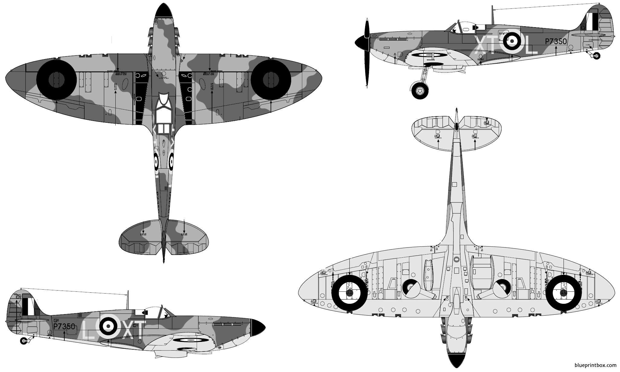 Spitfire Blueprints