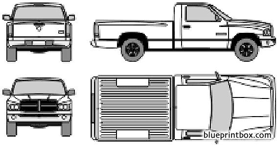 Dodge ram 1500 чертеж