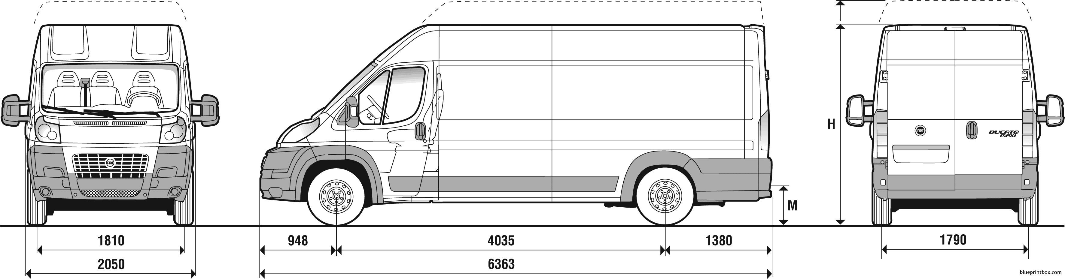 Fiat ducato maxi размеры